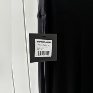 Norma Kamali Elegant Black Trousers